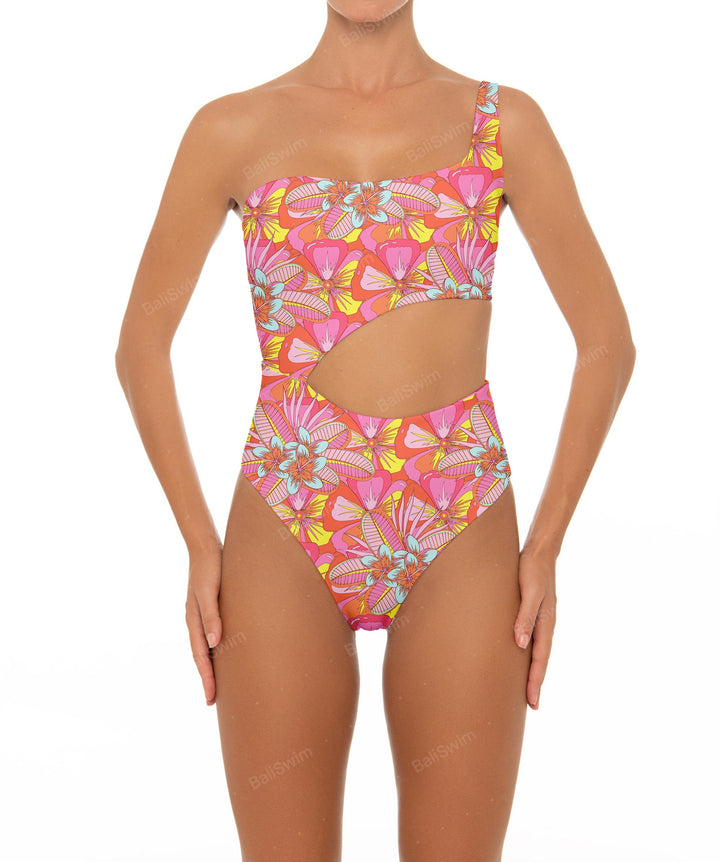 BSWS-S34 One Shoulder Swimsuit