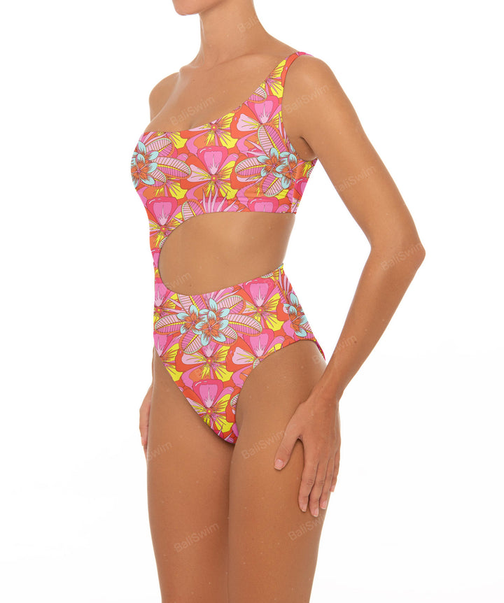 BSWS-S34 One Shoulder Swimsuit