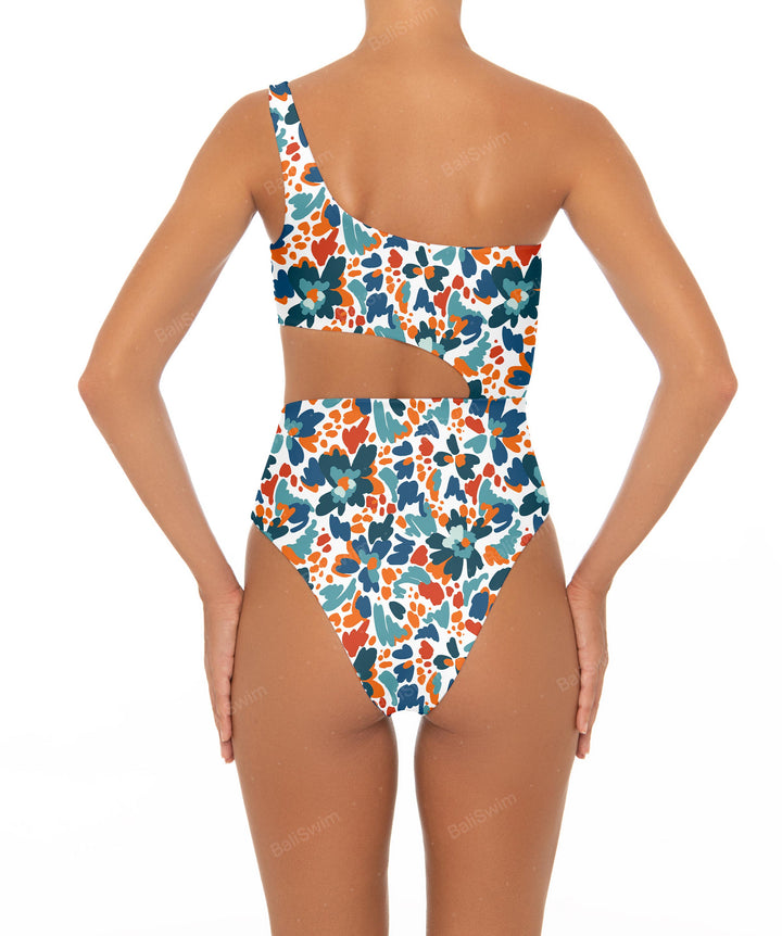 BSWS-S34 One Shoulder Swimsuit