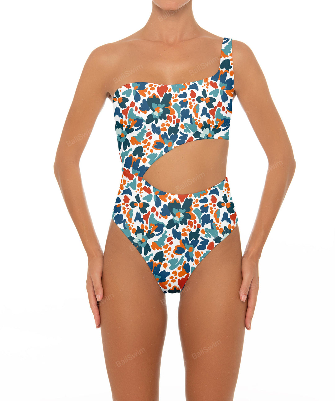 BSWS-S34 One Shoulder Swimsuit