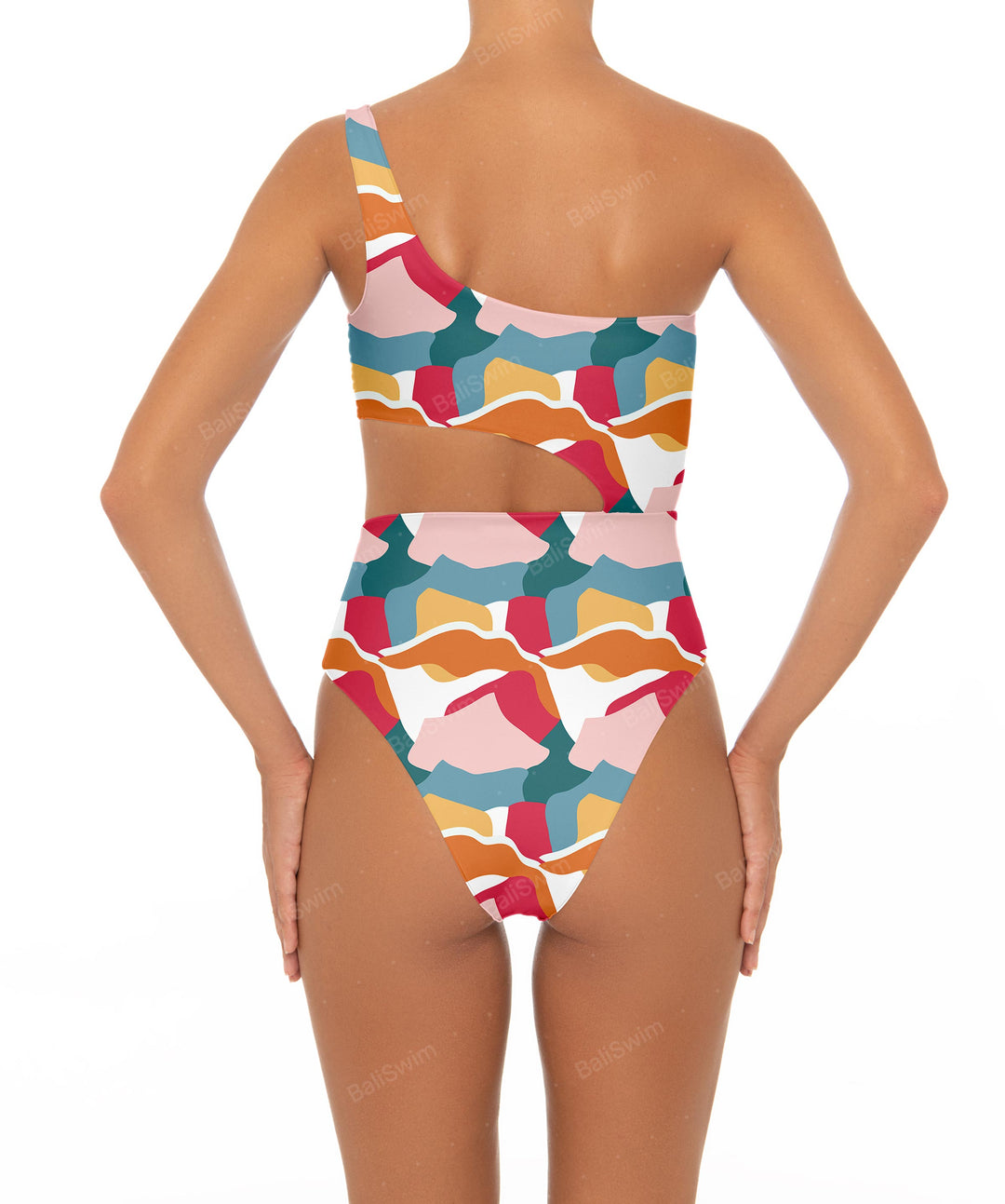 BSWS-S34 One Shoulder Swimsuit