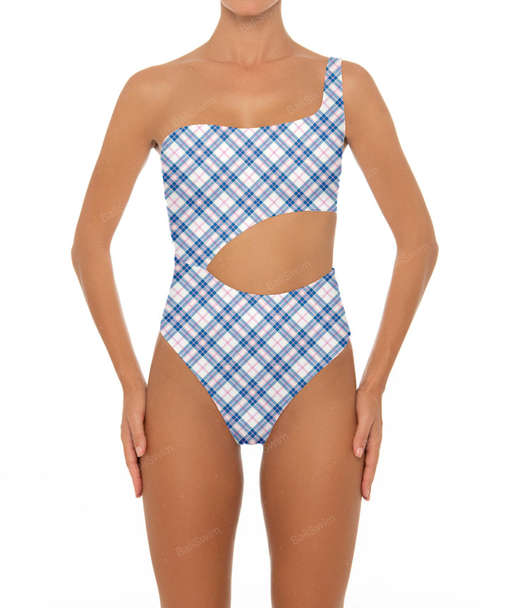 BSWS-S34 One Shoulder Swimsuit