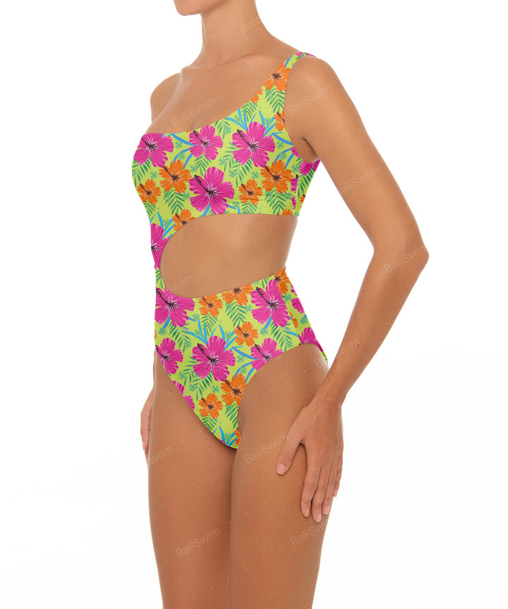 BSWS-S34 One Shoulder Swimsuit