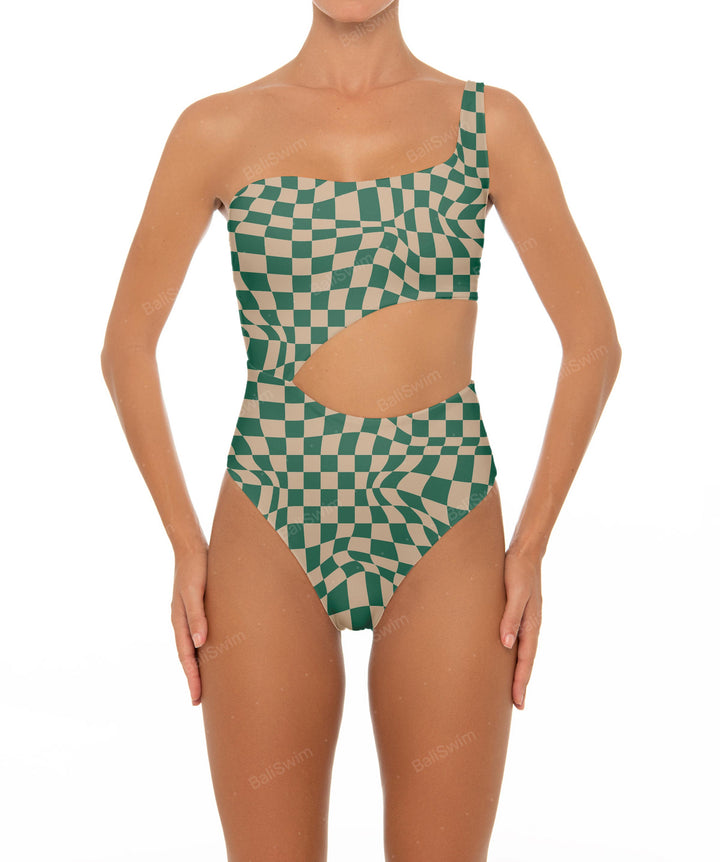 BSWS-S34 One Shoulder Swimsuit