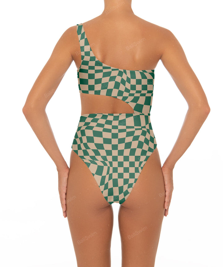 BSWS-S34 One Shoulder Swimsuit