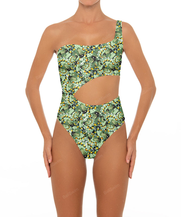BSWS-S34 One Shoulder Swimsuit