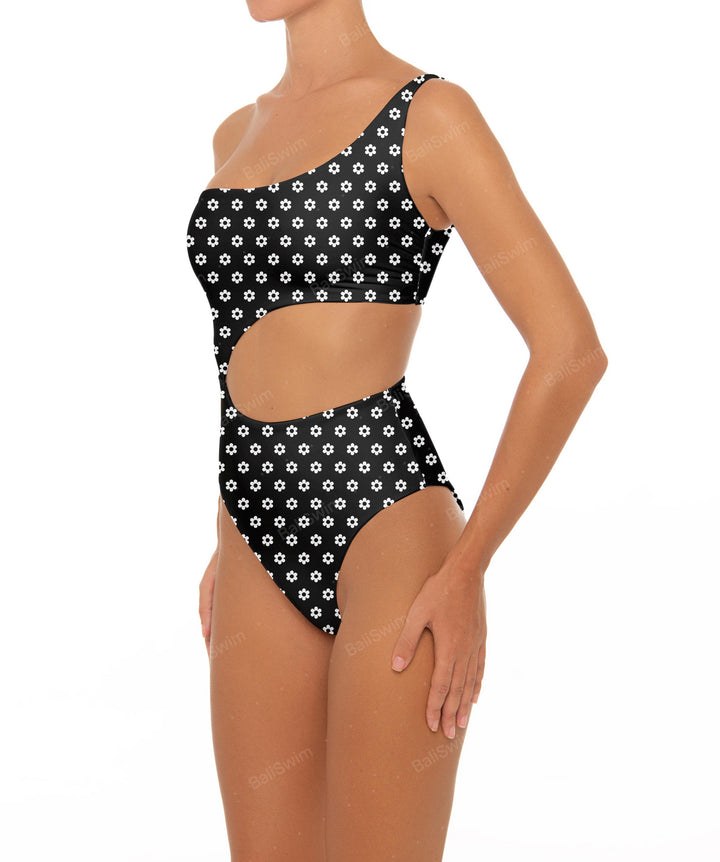 BSWS-S34 One Shoulder Swimsuit