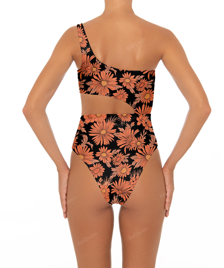 BSWS-S34 One Shoulder Swimsuit