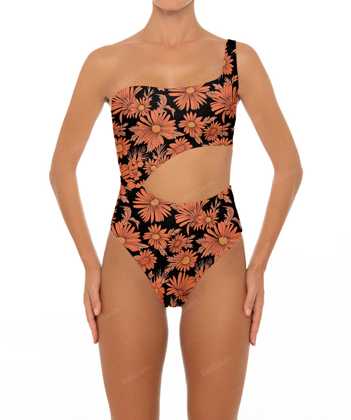 BSWS-S34 One Shoulder Swimsuit
