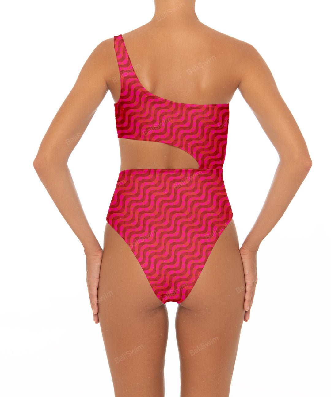 BSWS-S34 One Shoulder Swimsuit