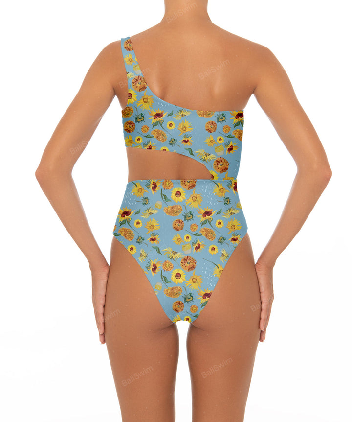 BSWS-S34 One Shoulder Swimsuit