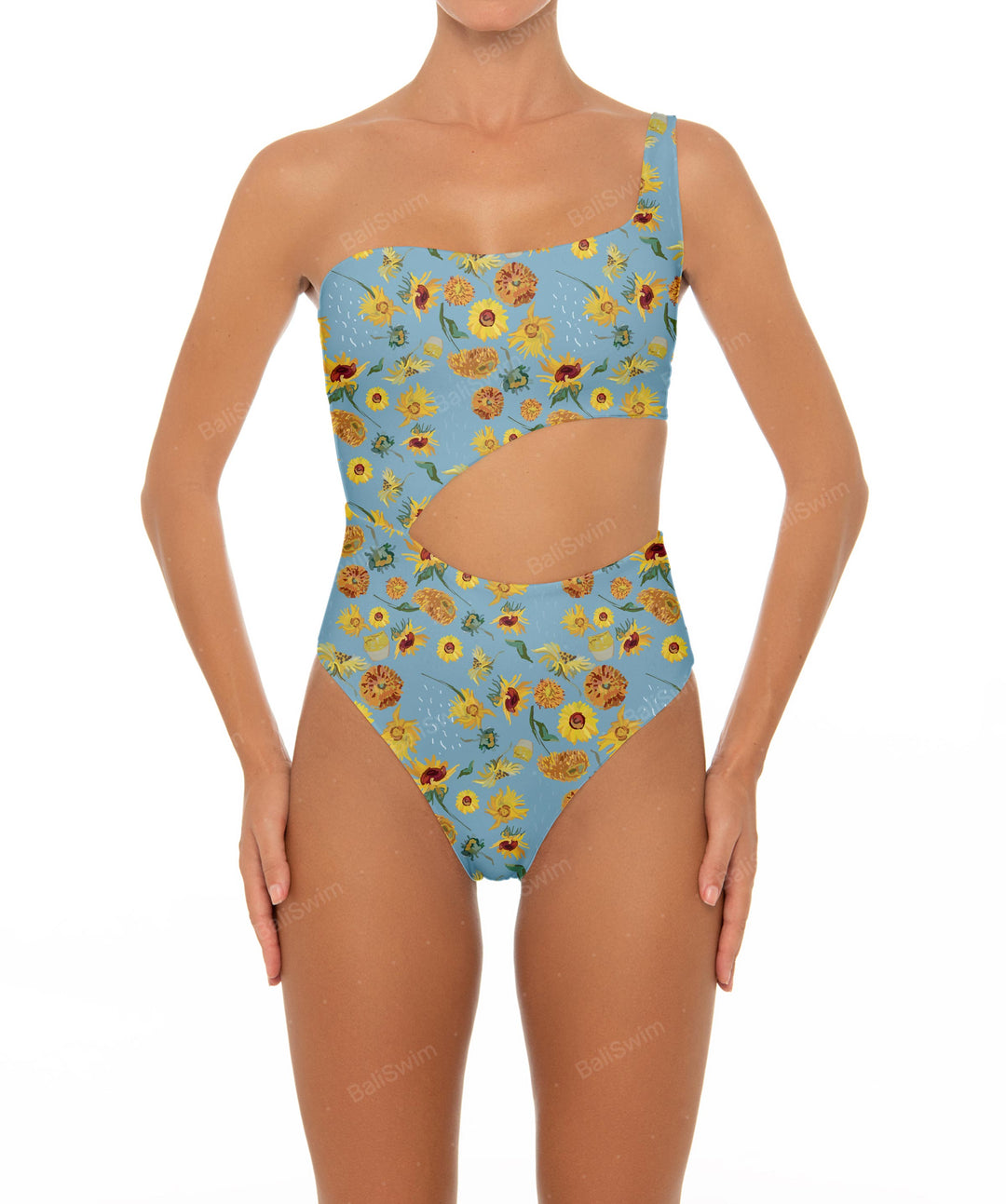 BSWS-S34 One Shoulder Swimsuit