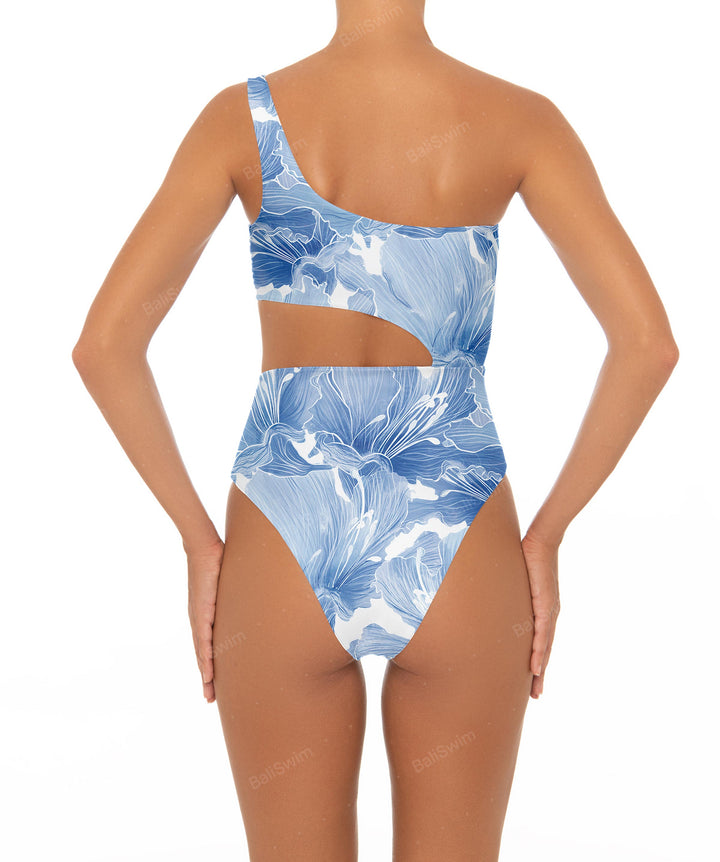 BSWS-S34 One Shoulder Swimsuit