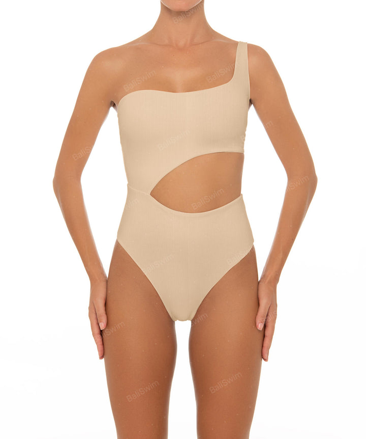 BSWS-S34 One Shoulder Swimsuit