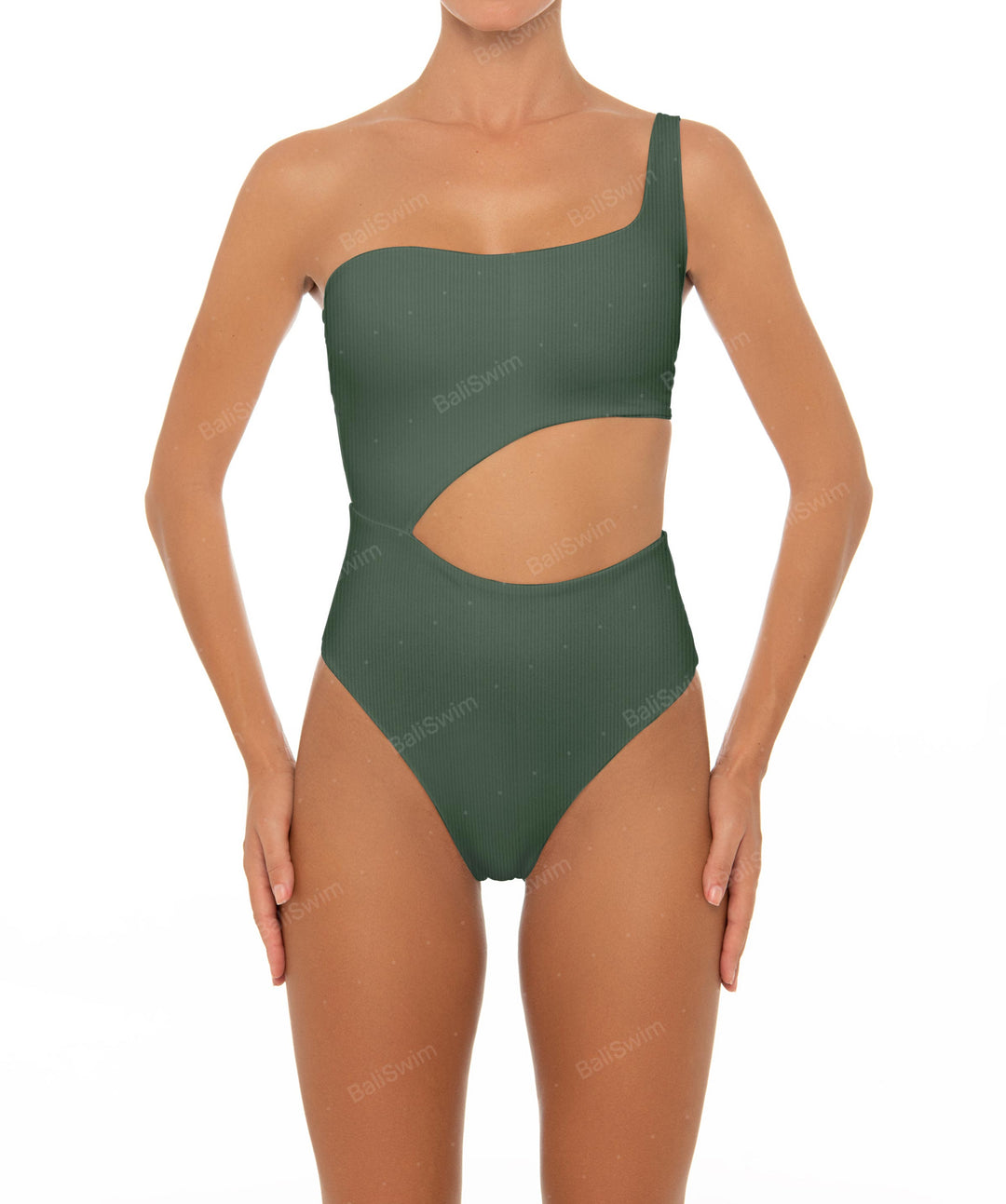 BSWS-S34 One Shoulder Swimsuit