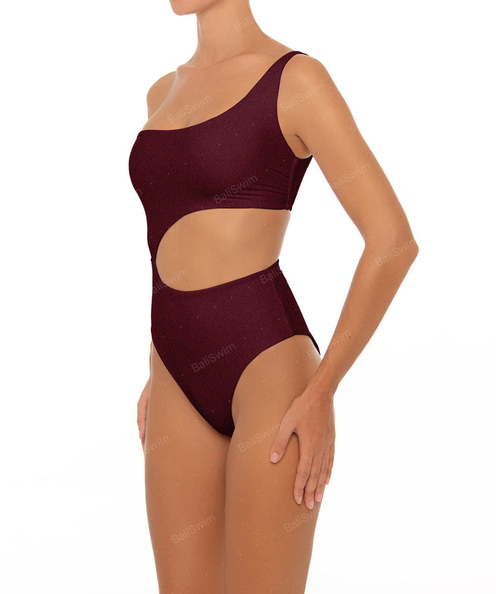 BSWS-S34 One Shoulder Swimsuit