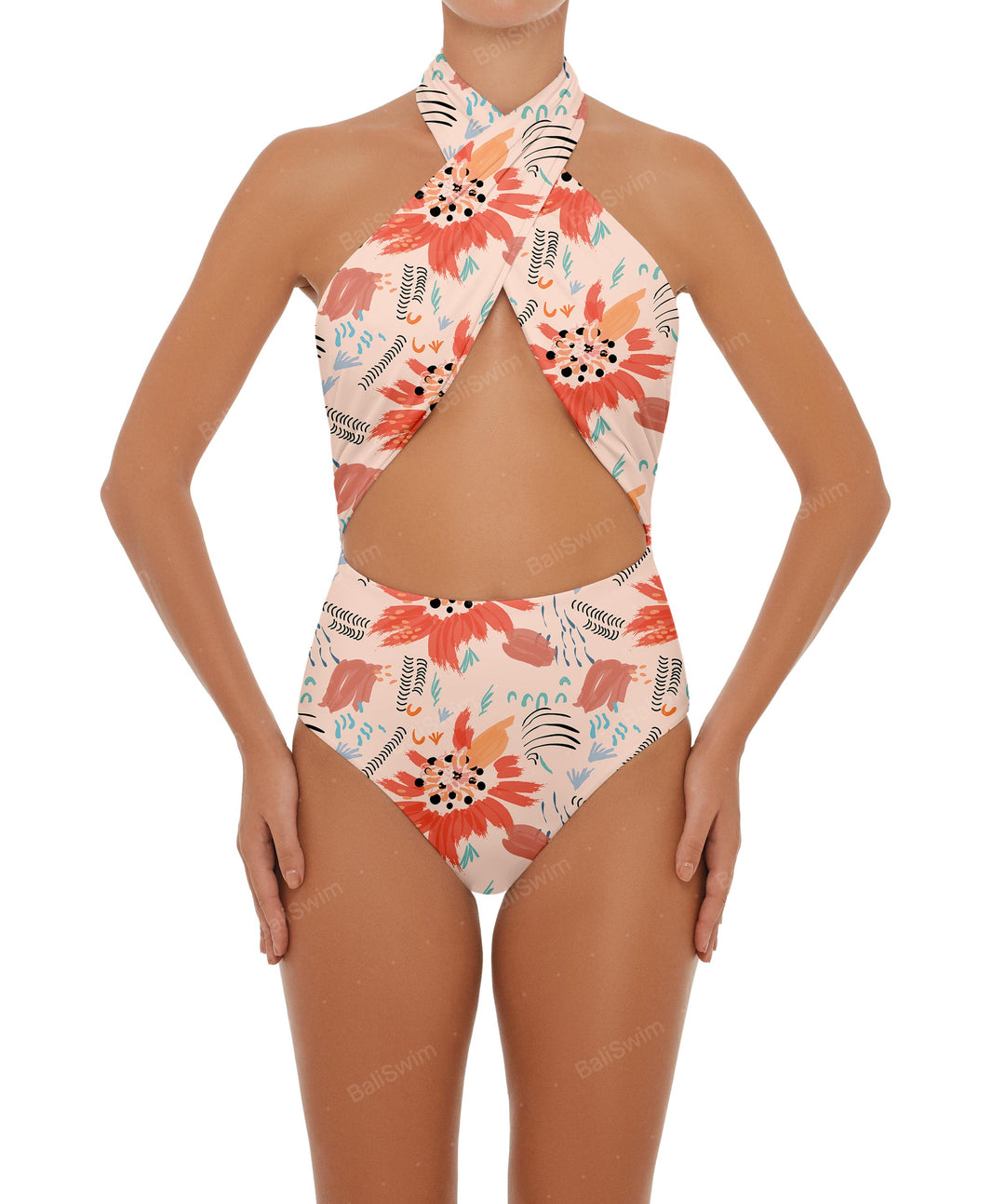 BSWS-S43 Halter One Piece