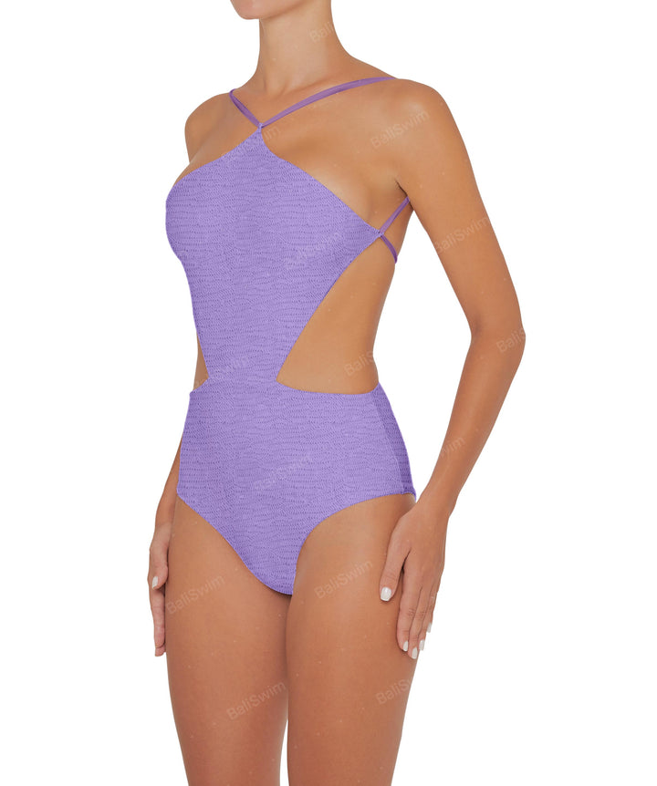 BSWS-S45 Peek a Boo Halter One Piece