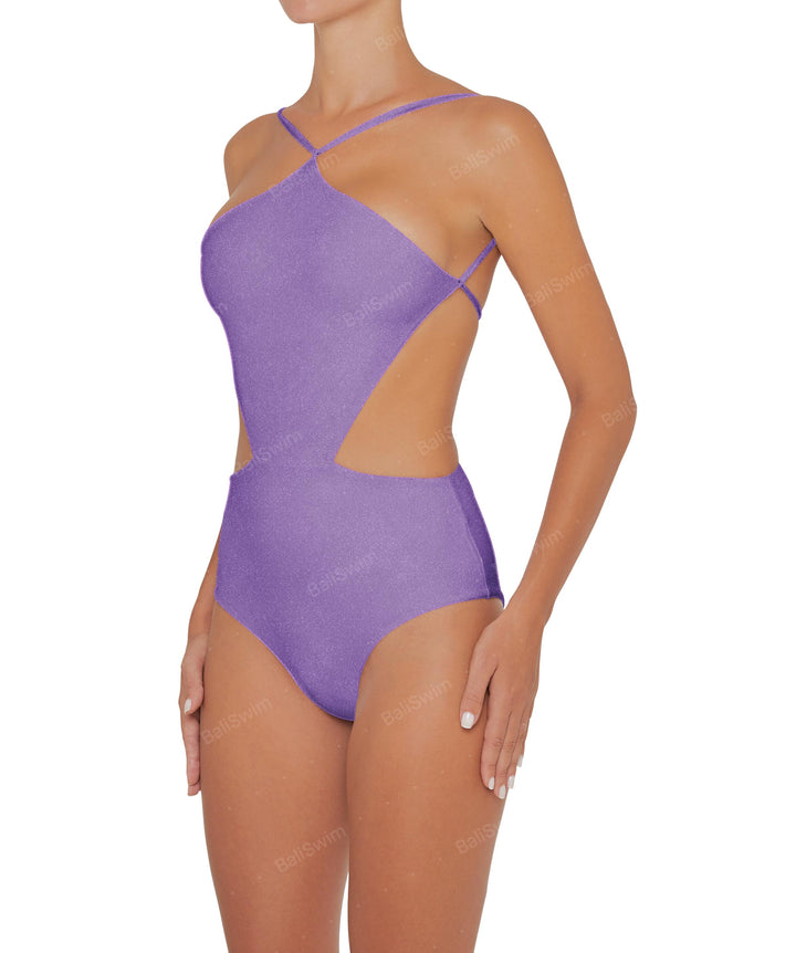 BSWS-S45 Peek a Boo Halter One Piece