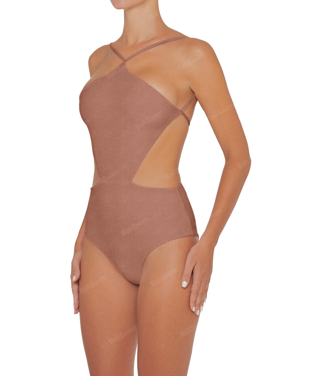BSWS-S45 Peek a Boo Halter One Piece