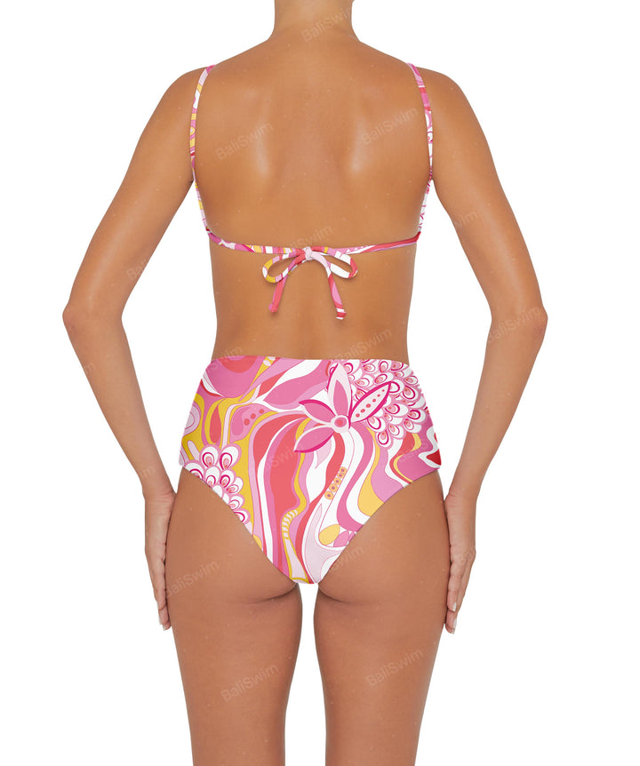 BSWS-S45 Peek a Boo Halter One Piece