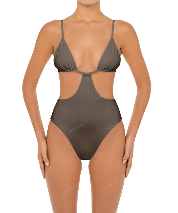 BSWS-S50 Cut Out Triangle Monokini
