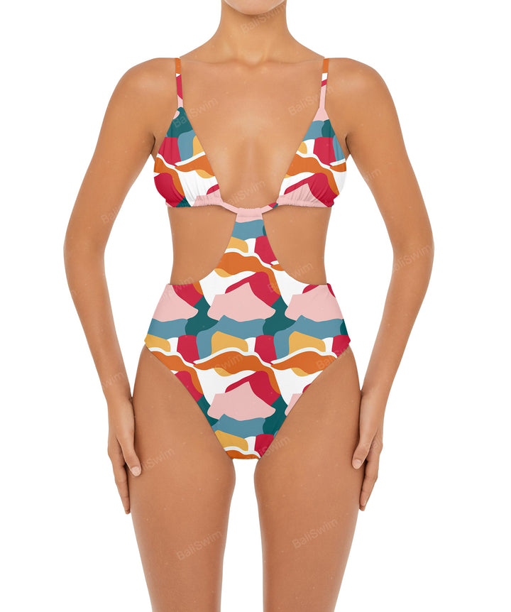 BSWS-S50 Cut Out Triangle Monokini