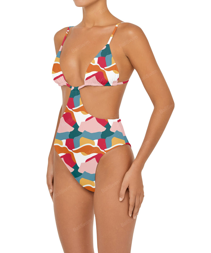 BSWS-S50 Cut Out Triangle Monokini