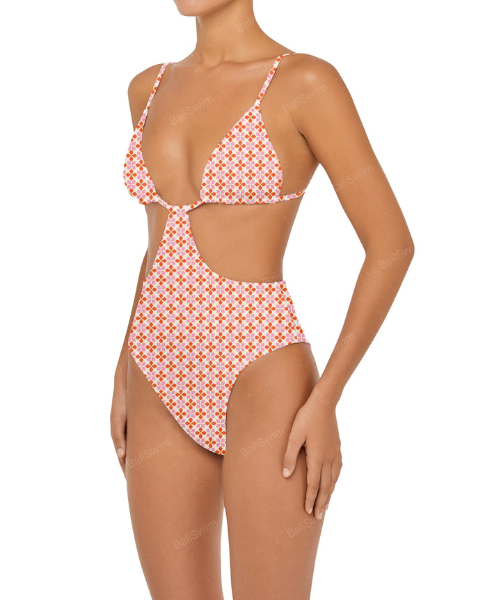 BSWS-S50 Cut Out Triangle Monokini