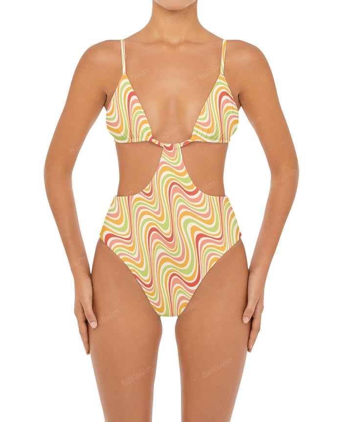 BSWS-S50 Cut Out Triangle Monokini