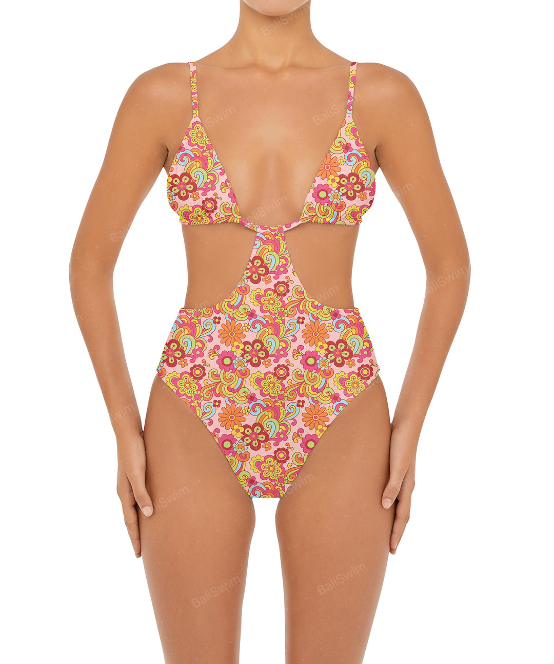 BSWS-S50 Cut Out Triangle Monokini
