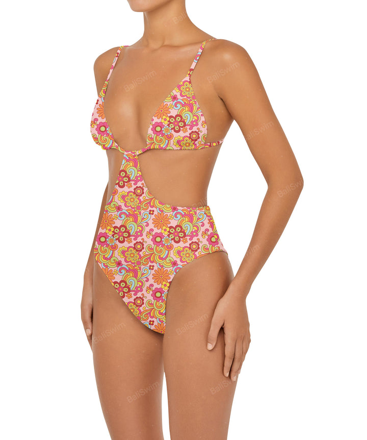 BSWS-S50 Cut Out Triangle Monokini