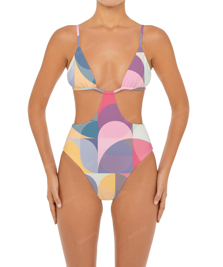 BSWS-S50 Cut Out Triangle Monokini