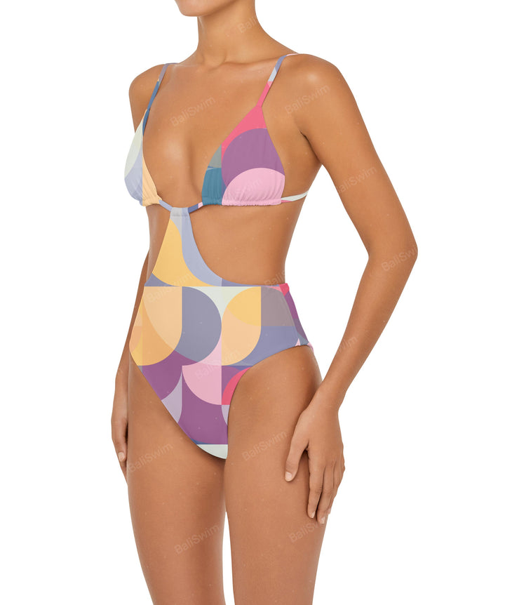 BSWS-S50 Cut Out Triangle Monokini