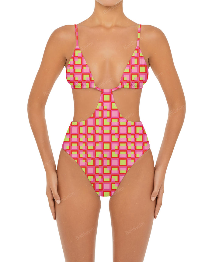 BSWS-S50 Cut Out Triangle Monokini