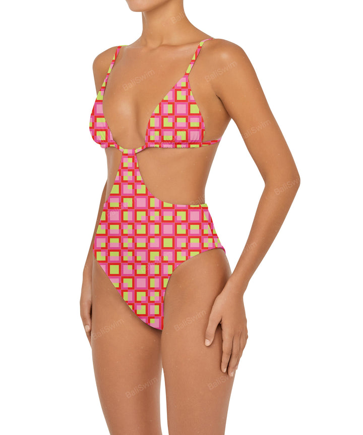 BSWS-S50 Cut Out Triangle Monokini