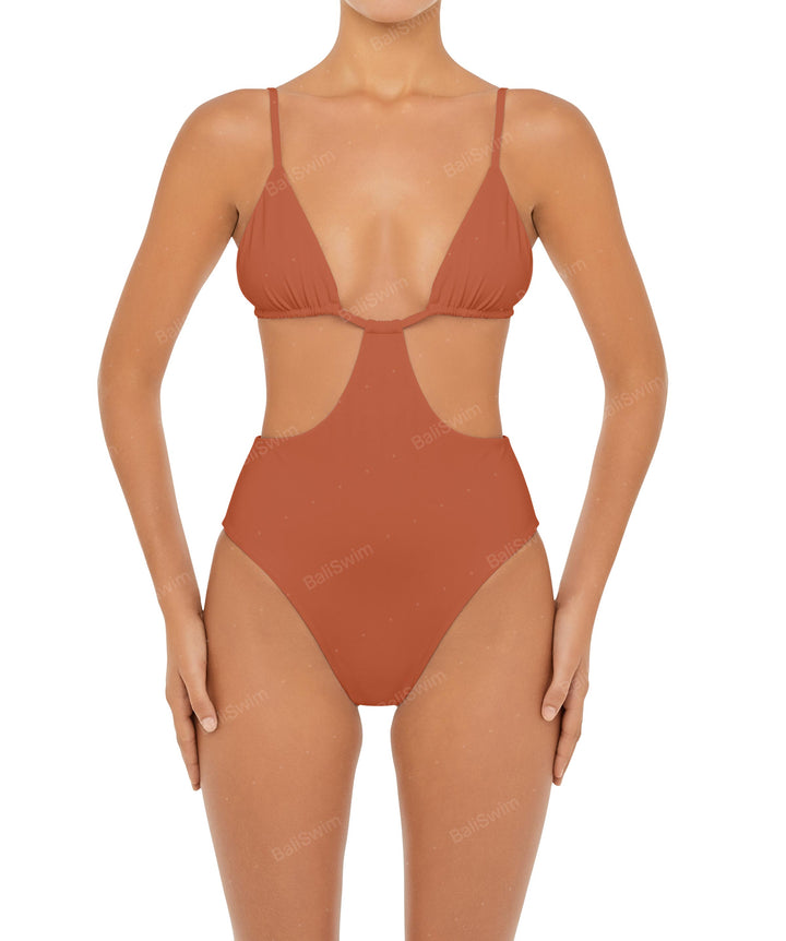 BSWS-S50 Cut Out Triangle Monokini