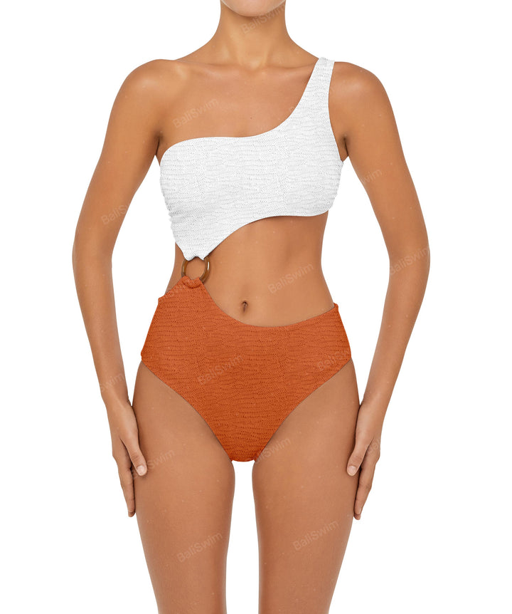 BSWS-S51 Assymetric Cut Out O-Ring Monokini