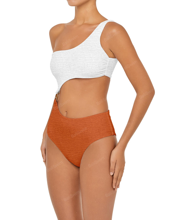 BSWS-S51 Assymetric Cut Out O-Ring Monokini