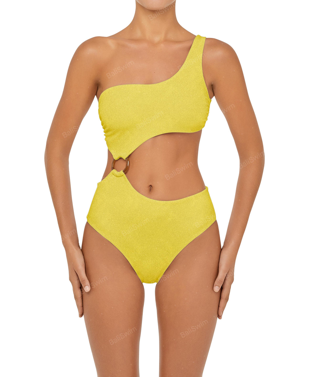 BSWS-S51 Assymetric Cut Out O-Ring Monokini