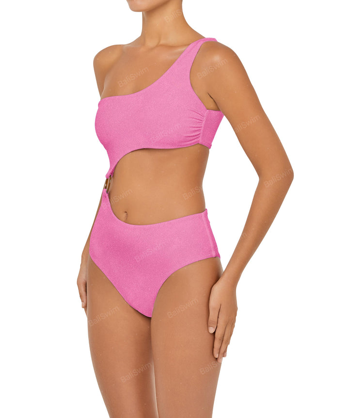 BSWS-S51 Assymetric Cut Out O-Ring Monokini