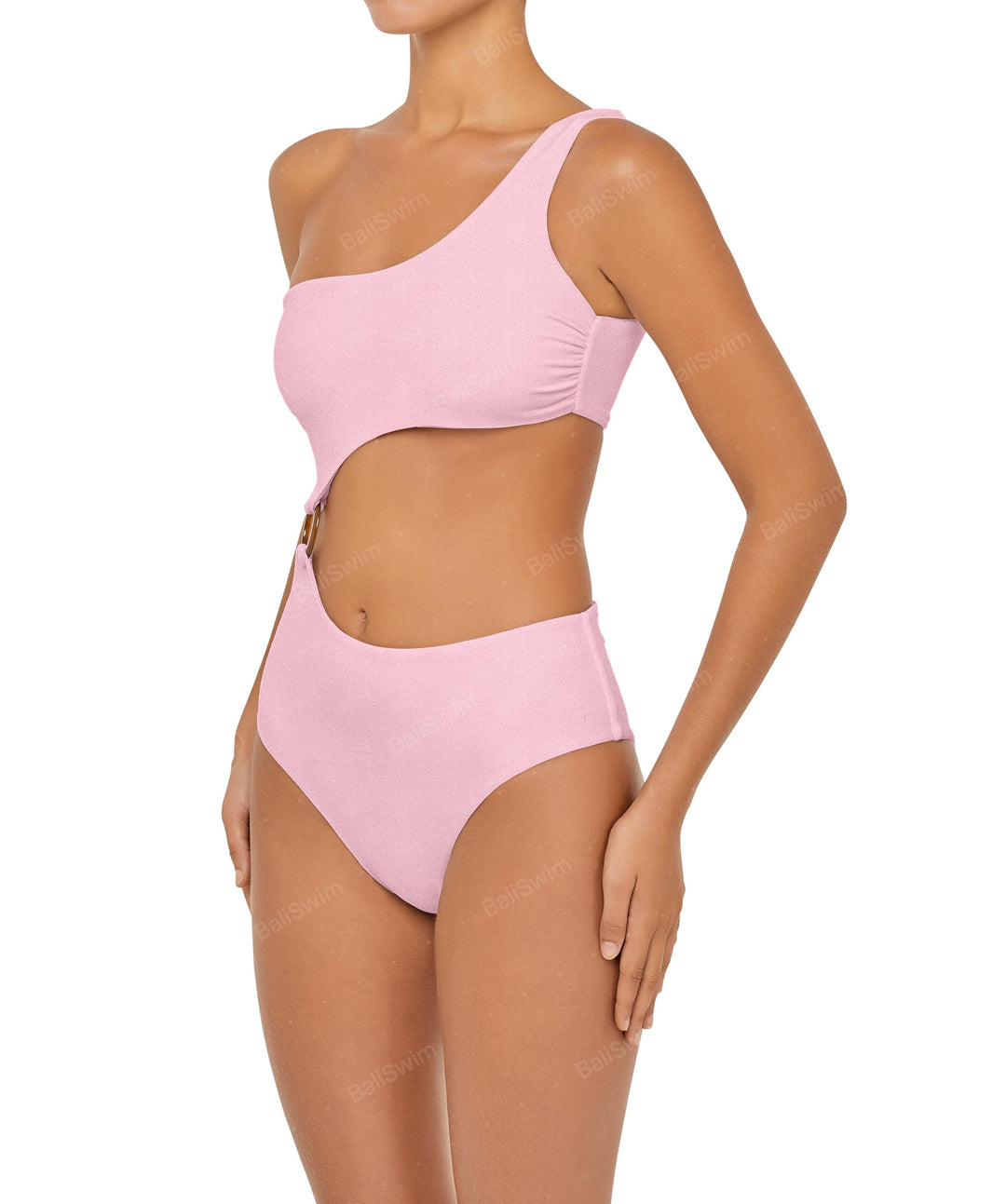 BSWS-S51 Assymetric Cut Out O-Ring Monokini