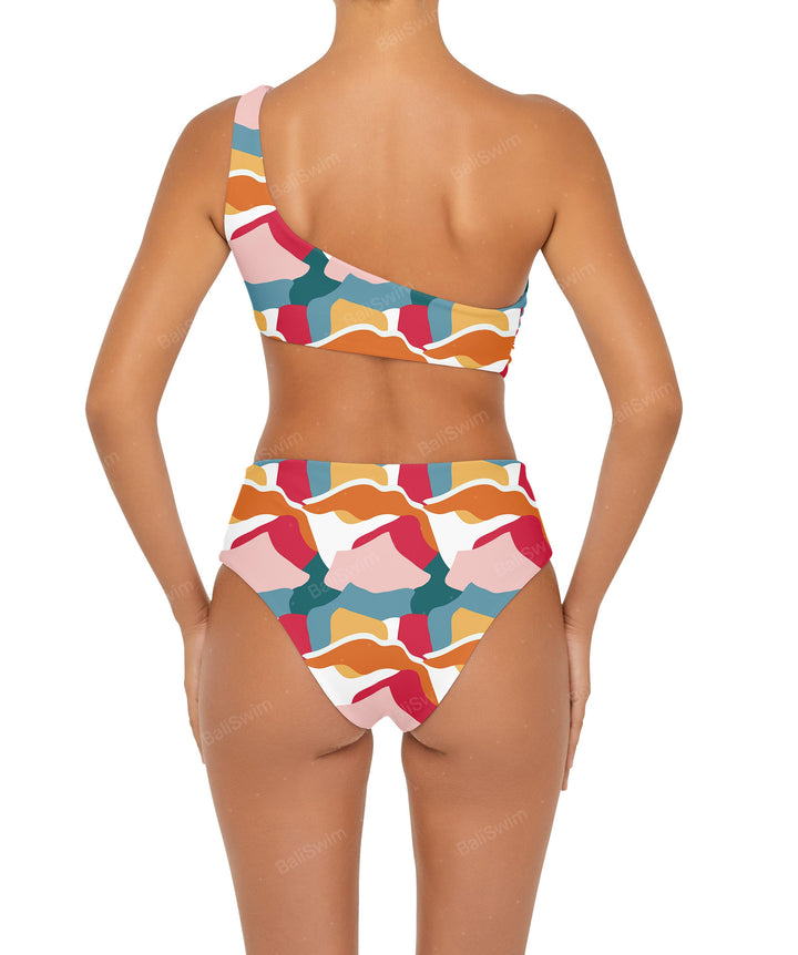 BSWS-S51 Assymetric Cut Out O-Ring Monokini