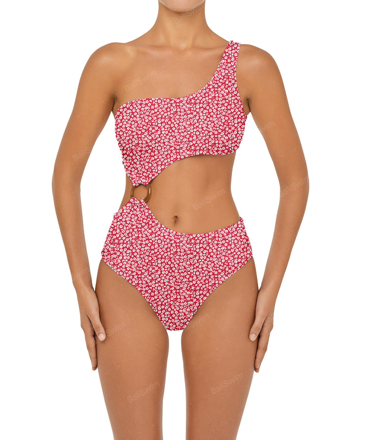 BSWS-S51 Assymetric Cut Out O-Ring Monokini