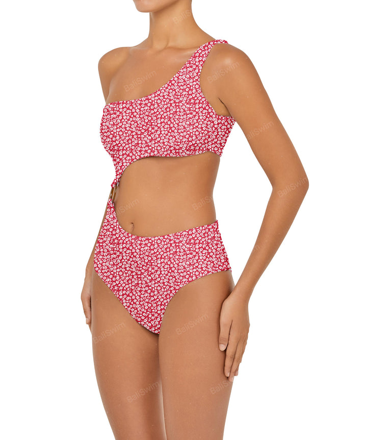 BSWS-S51 Assymetric Cut Out O-Ring Monokini