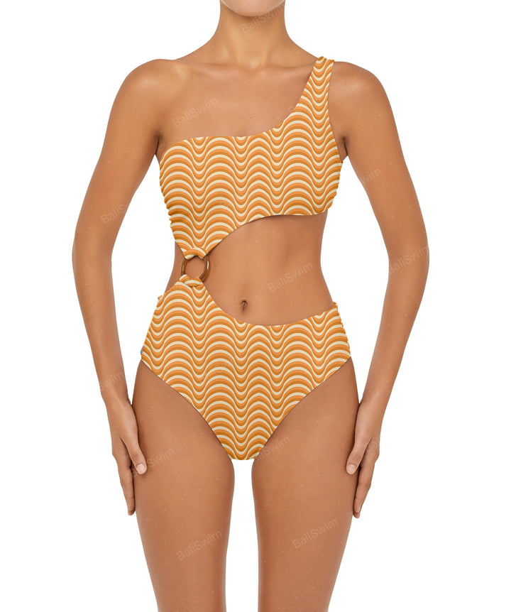 BSWS-S51 Assymetric Cut Out O-Ring Monokini
