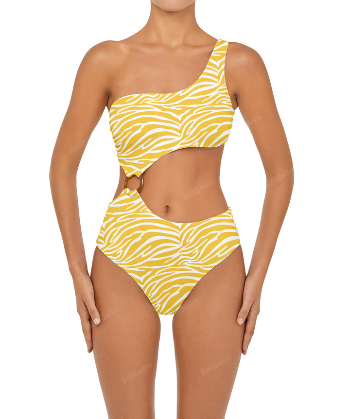 BSWS-S51 Assymetric Cut Out O-Ring Monokini