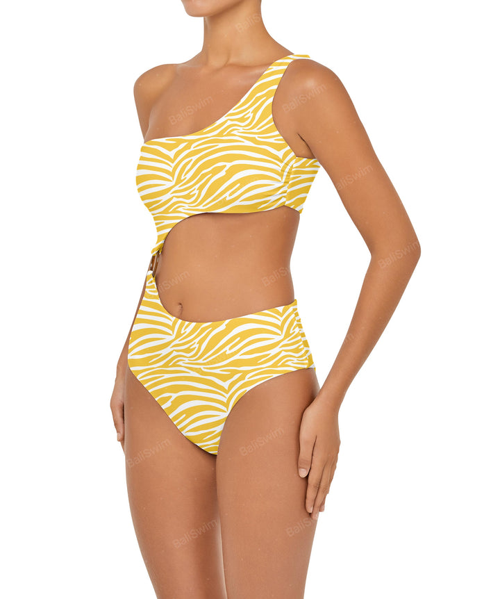 BSWS-S51 Assymetric Cut Out O-Ring Monokini