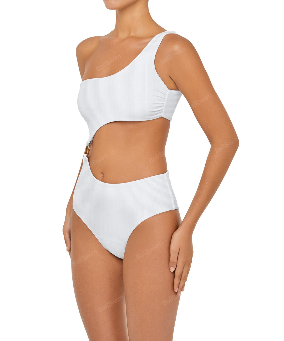 BSWS-S51 Assymetric Cut Out O-Ring Monokini