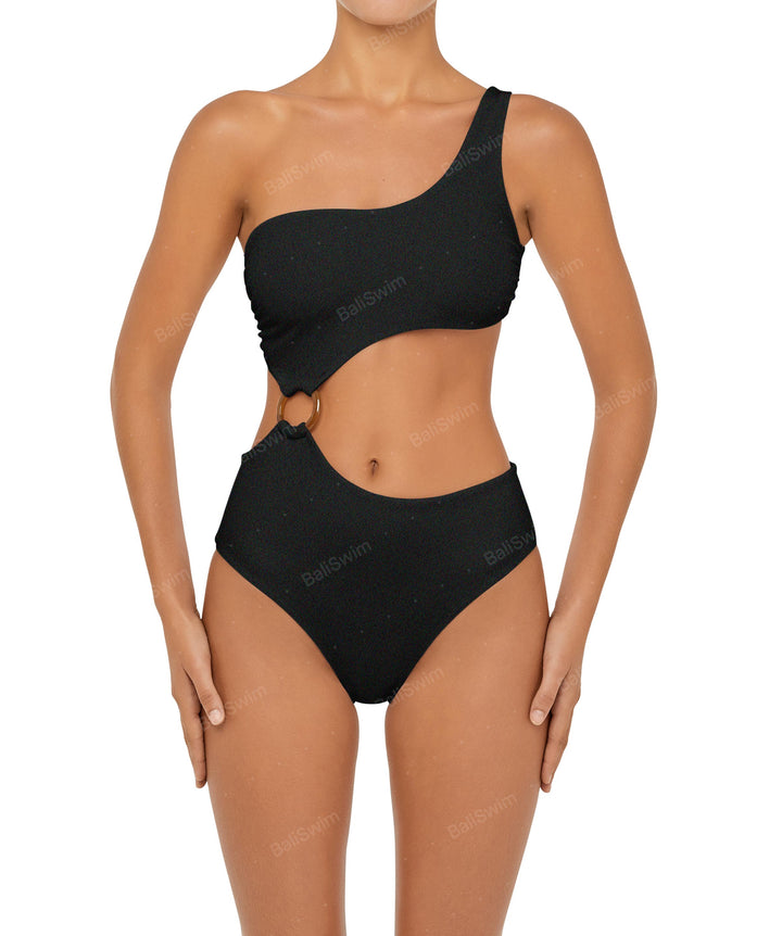BSWS-S51 Assymetric Cut Out O-Ring Monokini